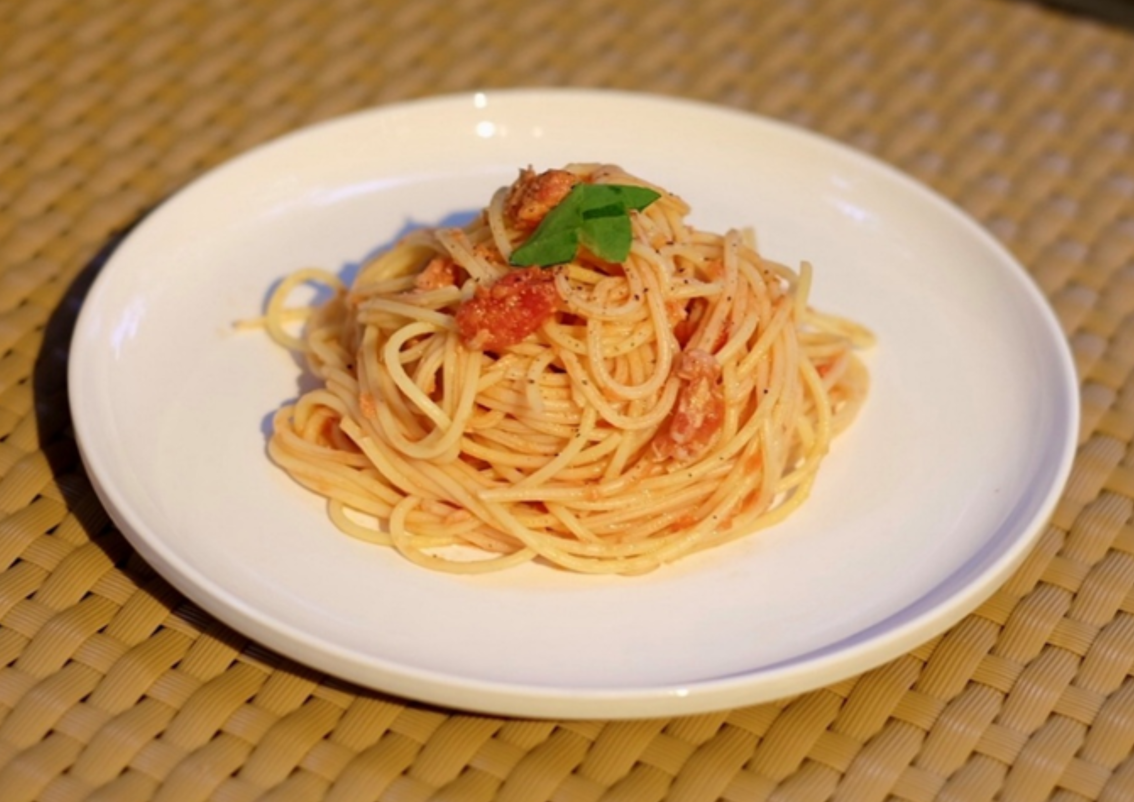 包丁いらず！簡単トマトの冷製パスタ